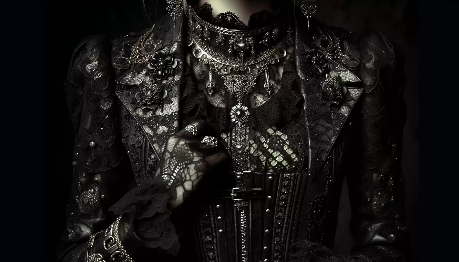 Gotische Mode Details