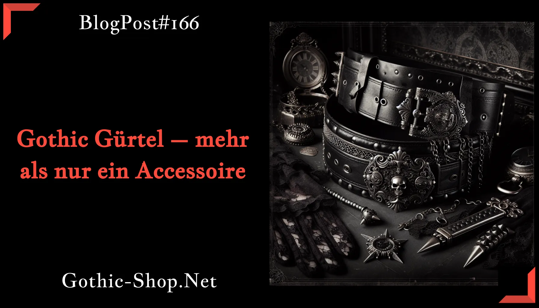 Gothic Gürtel – mehr als nur ein Accessoire