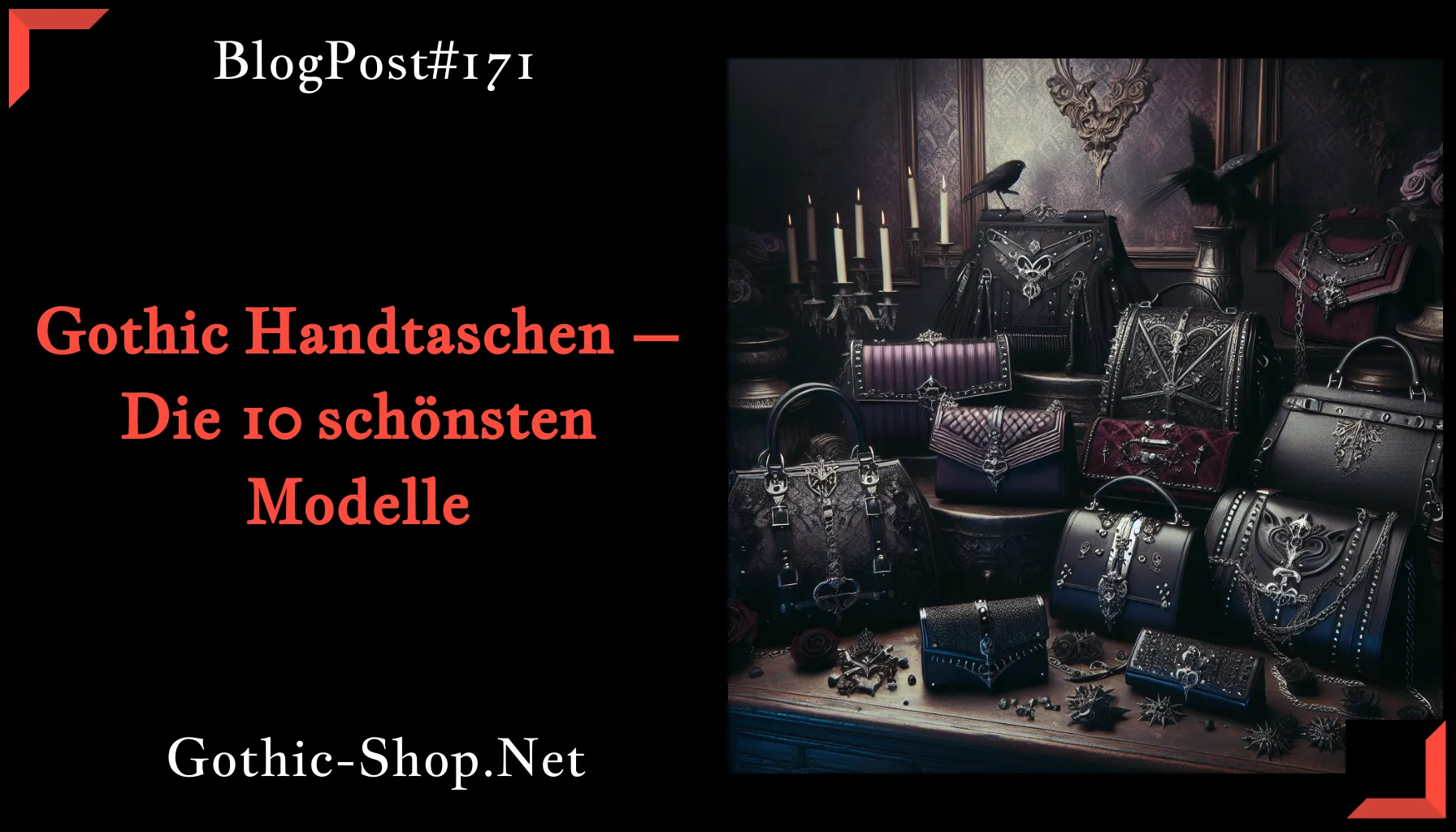 Gothic Handtaschen – Die 10 schönsten Modelle