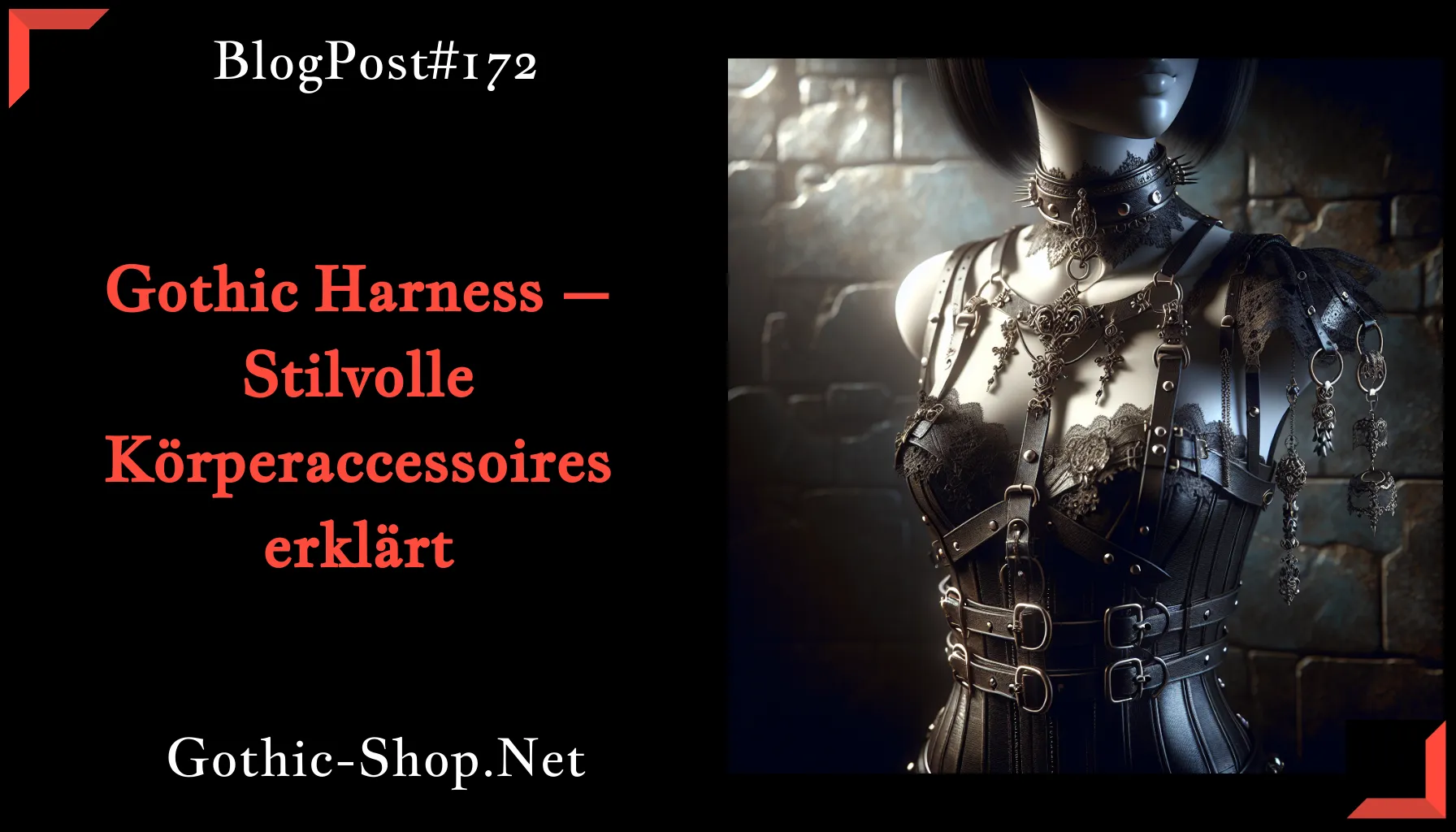 Gothic Harness – Stilvolle Körperaccessoires erklärt