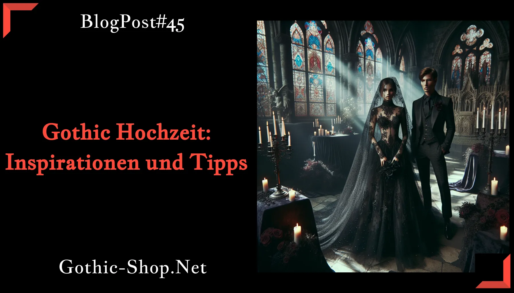 Gothic Hochzeit: Inspirationen und Tipps