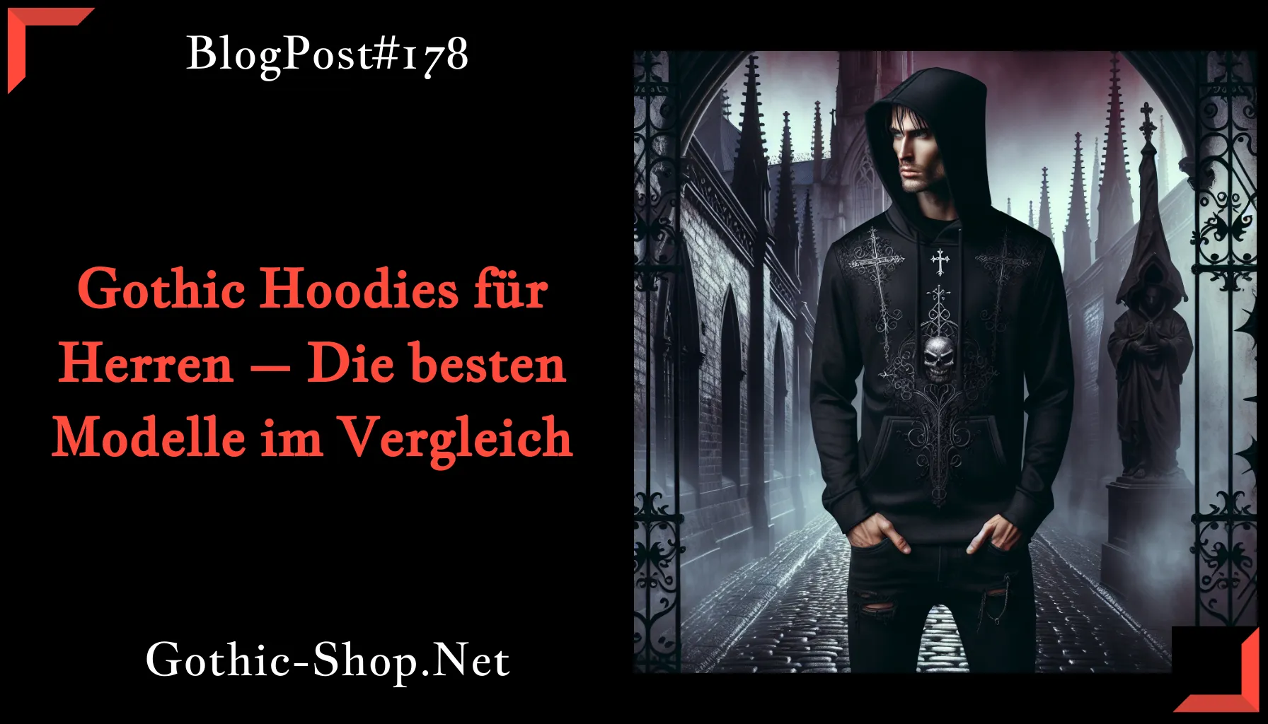 Gothic Hoodies für Herren – Die besten Modelle im Vergleich