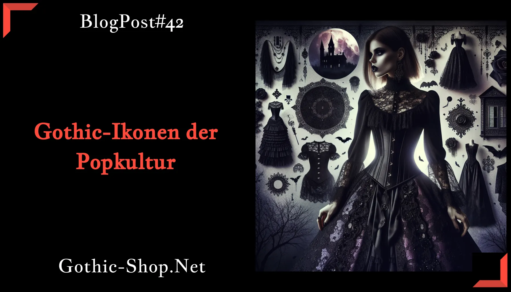 Gothic-Ikonen der Popkultur