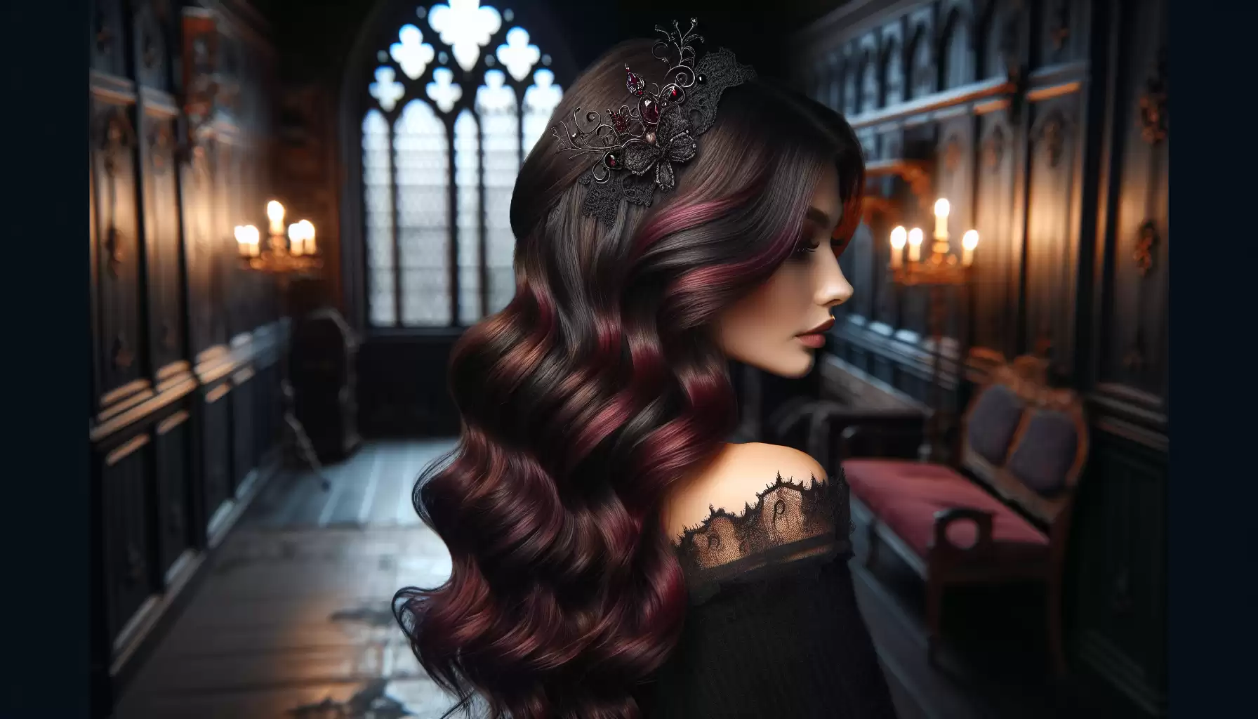 Gothic-inspirierte Frisurideen
