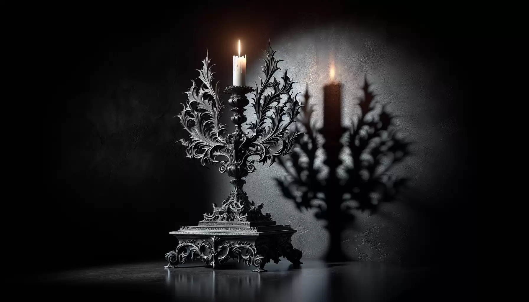 Gothic Kerzenständer Design