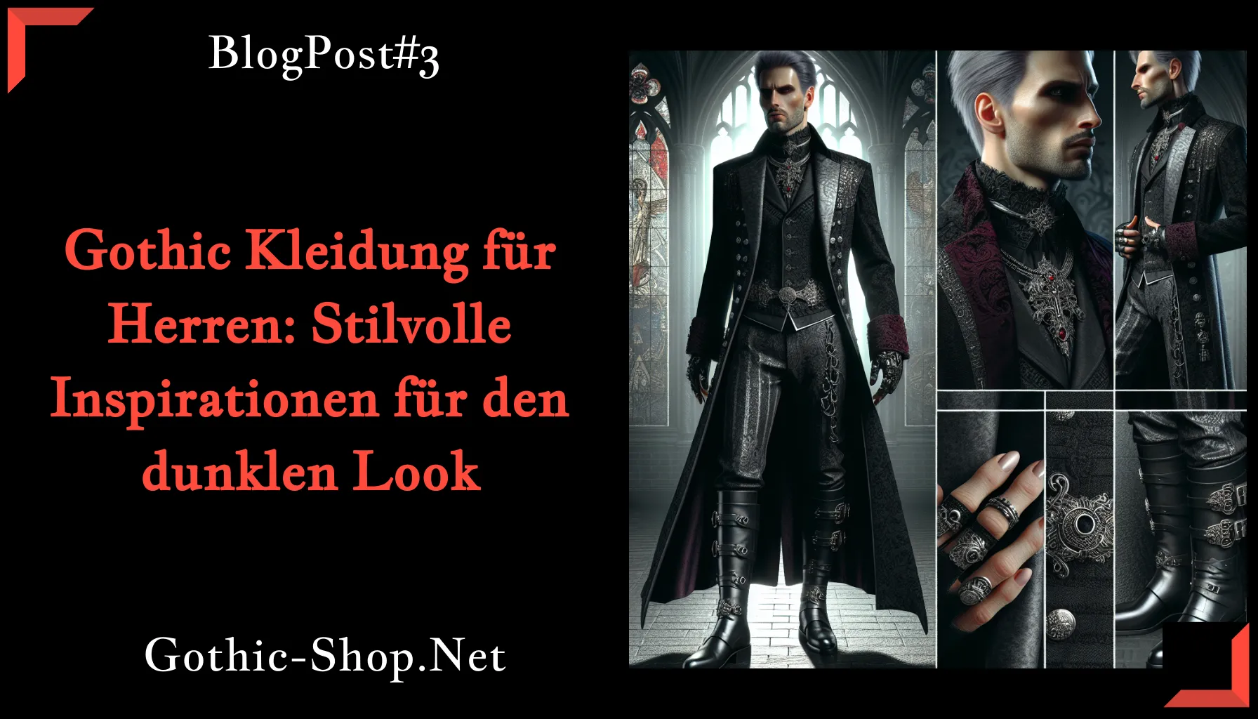 Gothic Kleidung für Herren: Stilvolle Inspirationen für den dunklen Look