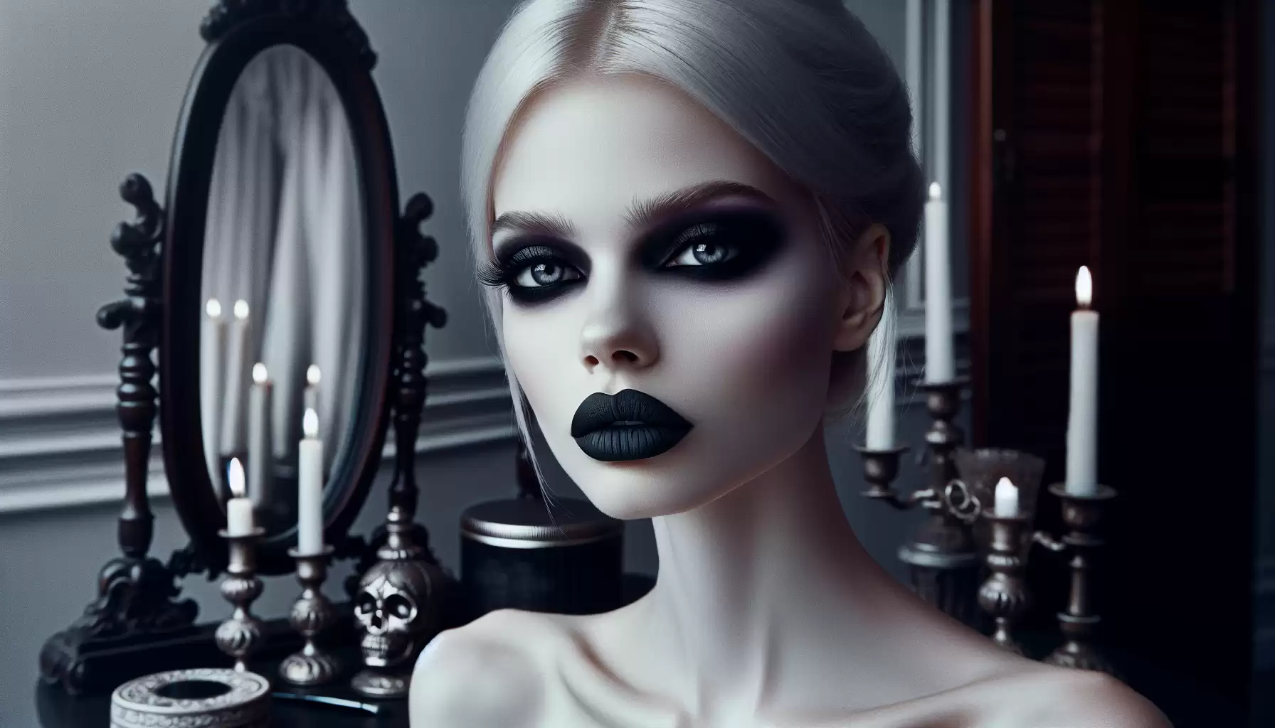 Gothische Make-up Inspiration