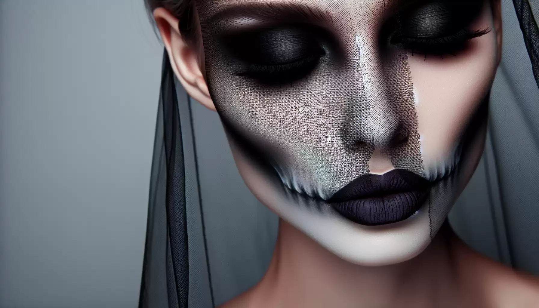 DĂĽsterer Makeup-Look