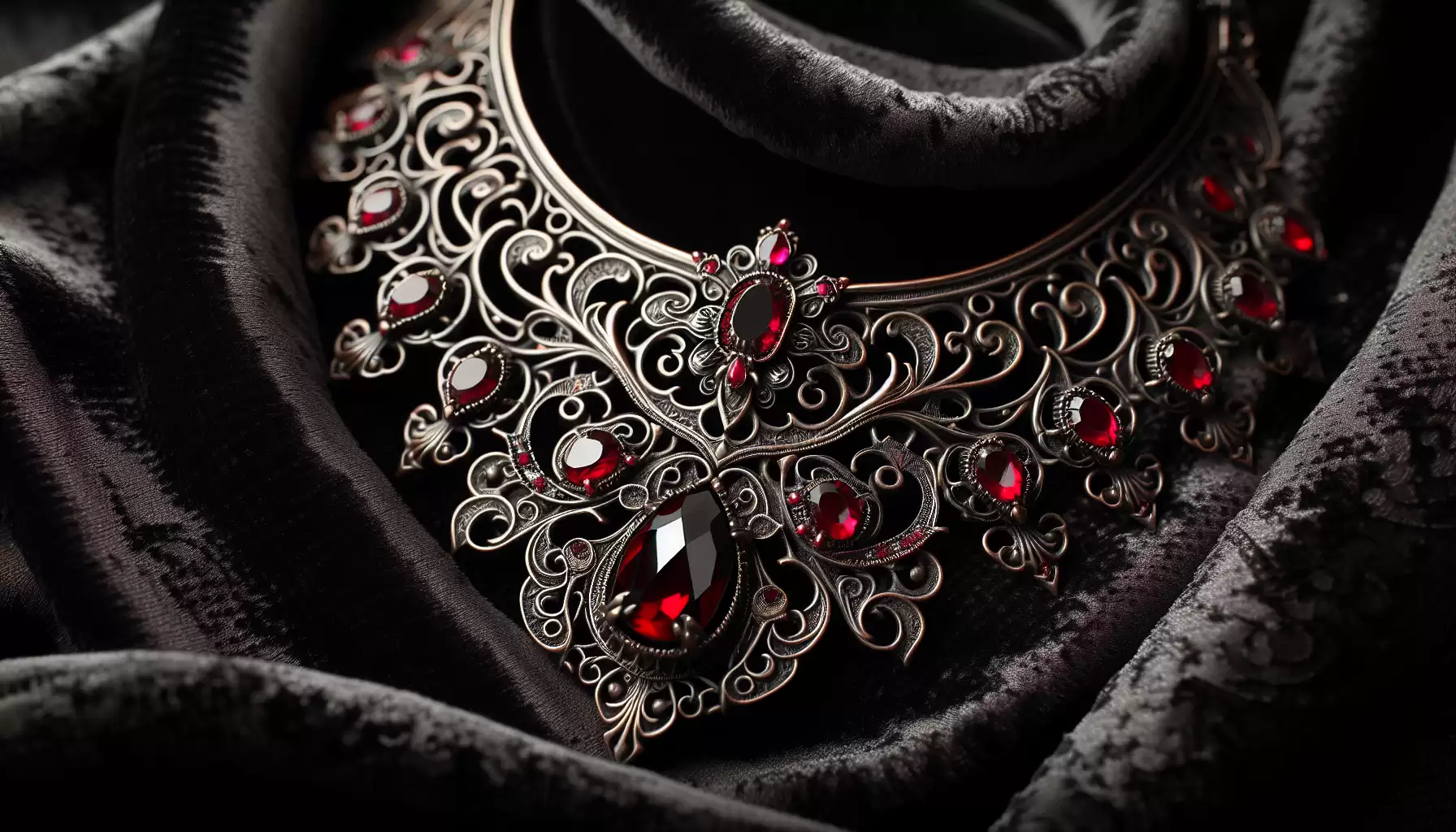 Gothic Halsband Nahaufnahme