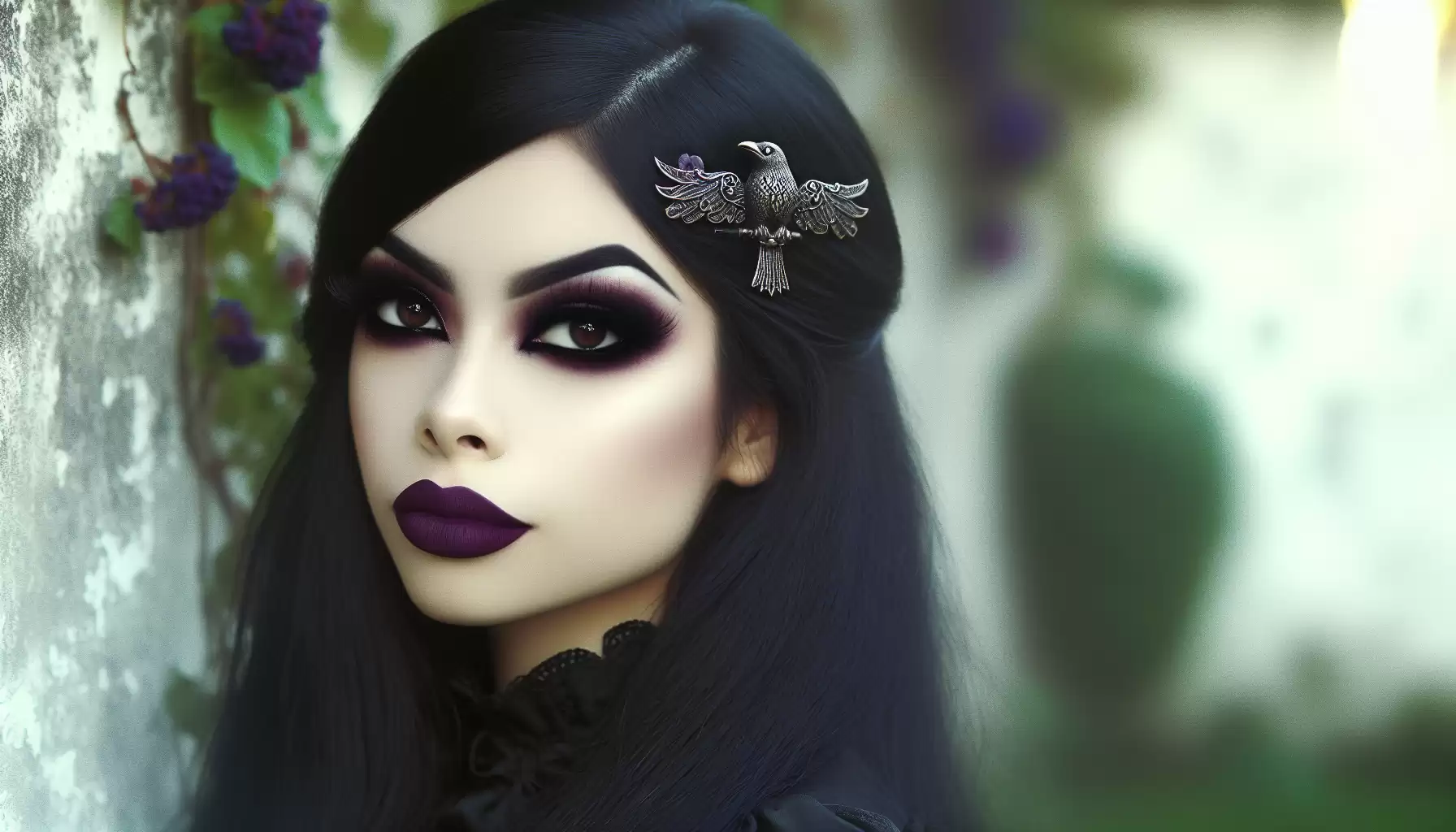 Dramatisches Frühjahrs-Make-up