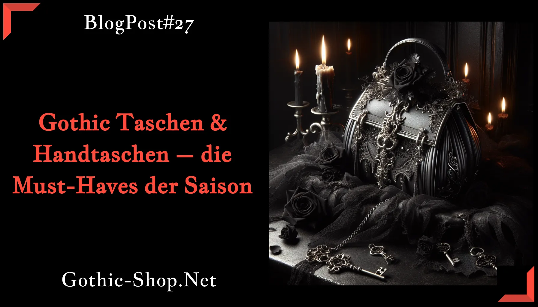 Gothic Taschen & Handtaschen – die Must-Haves der Saison