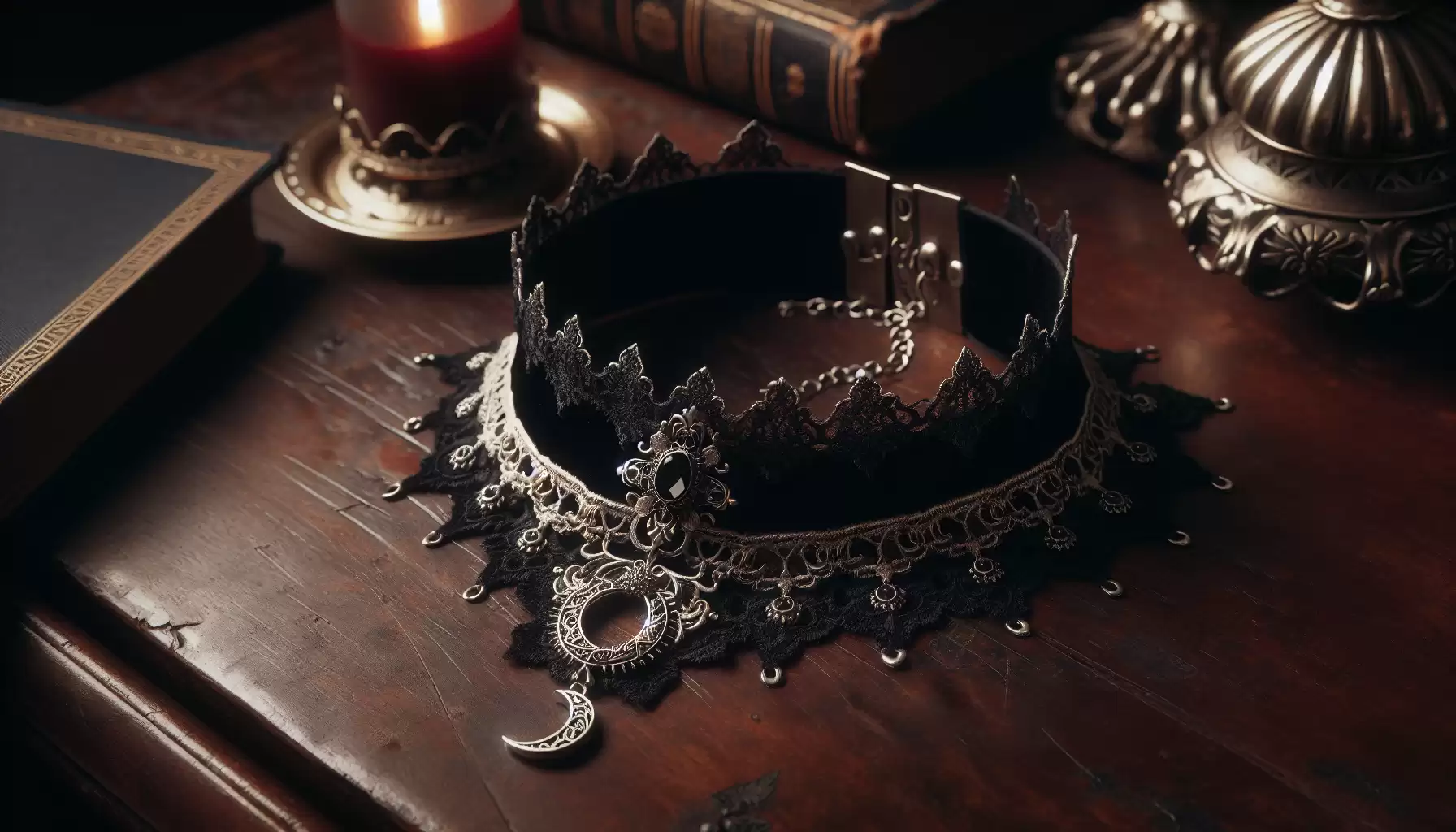 Gothic Samt Choker