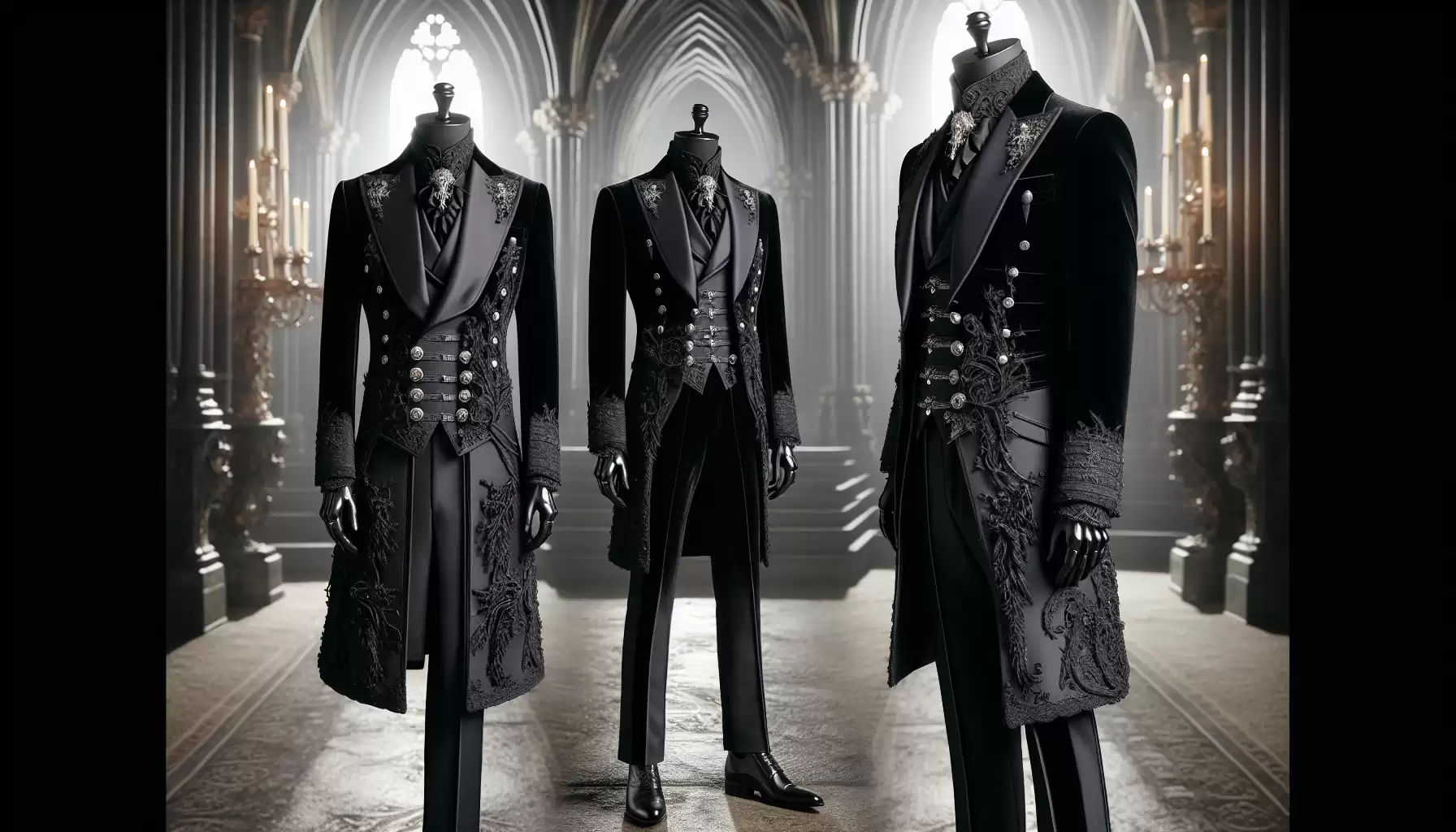 Gothic Hochzeitsanzug Herren