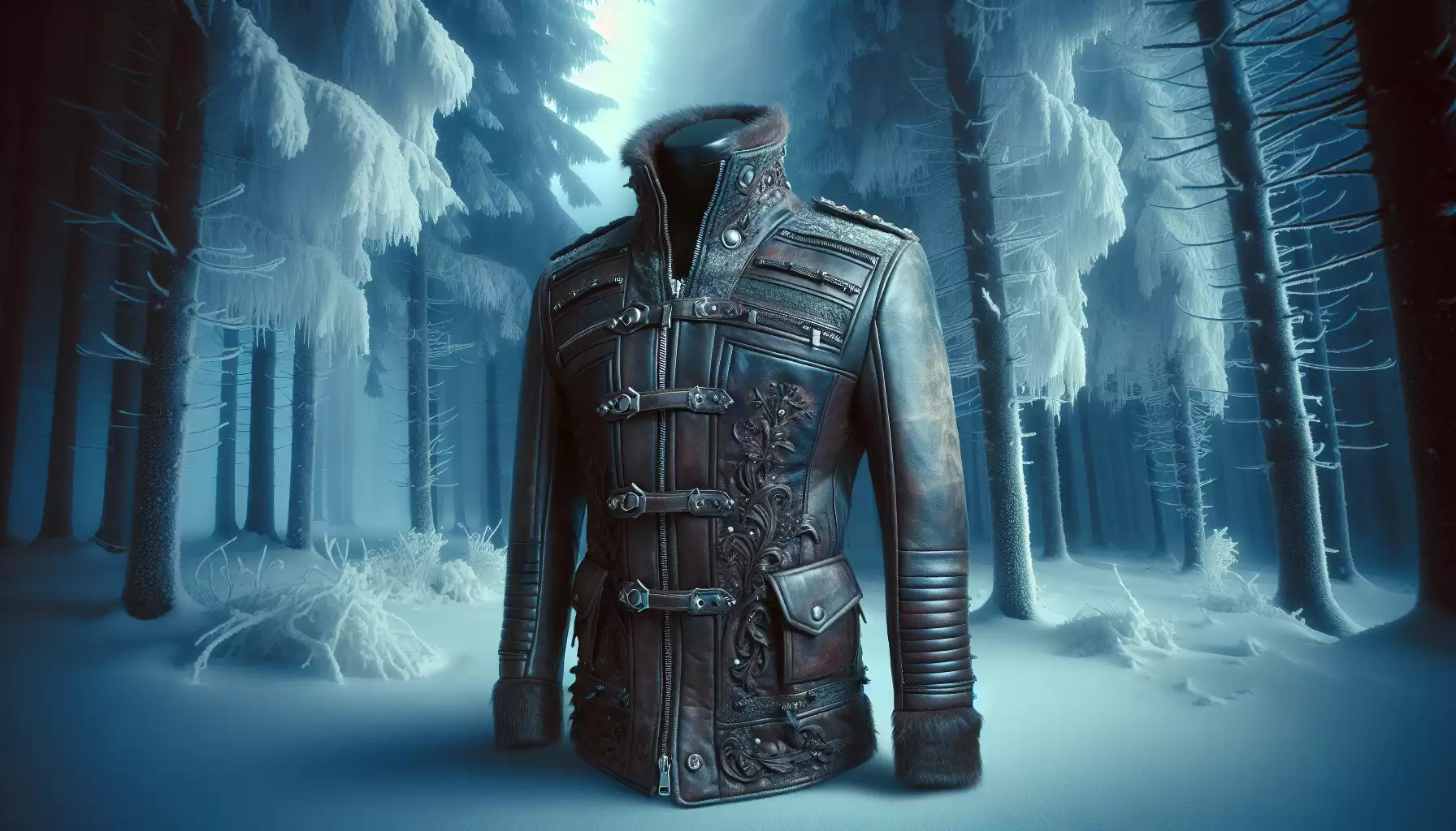 Gotische Winterjacke Herr