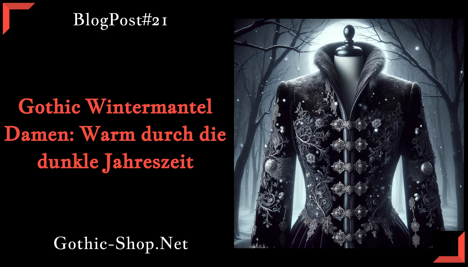 Gothic Wintermantel Damen: Warm durch die dunkle Jahreszeit