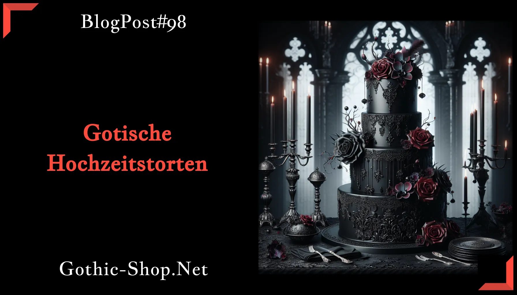 Gotische Hochzeitstorten