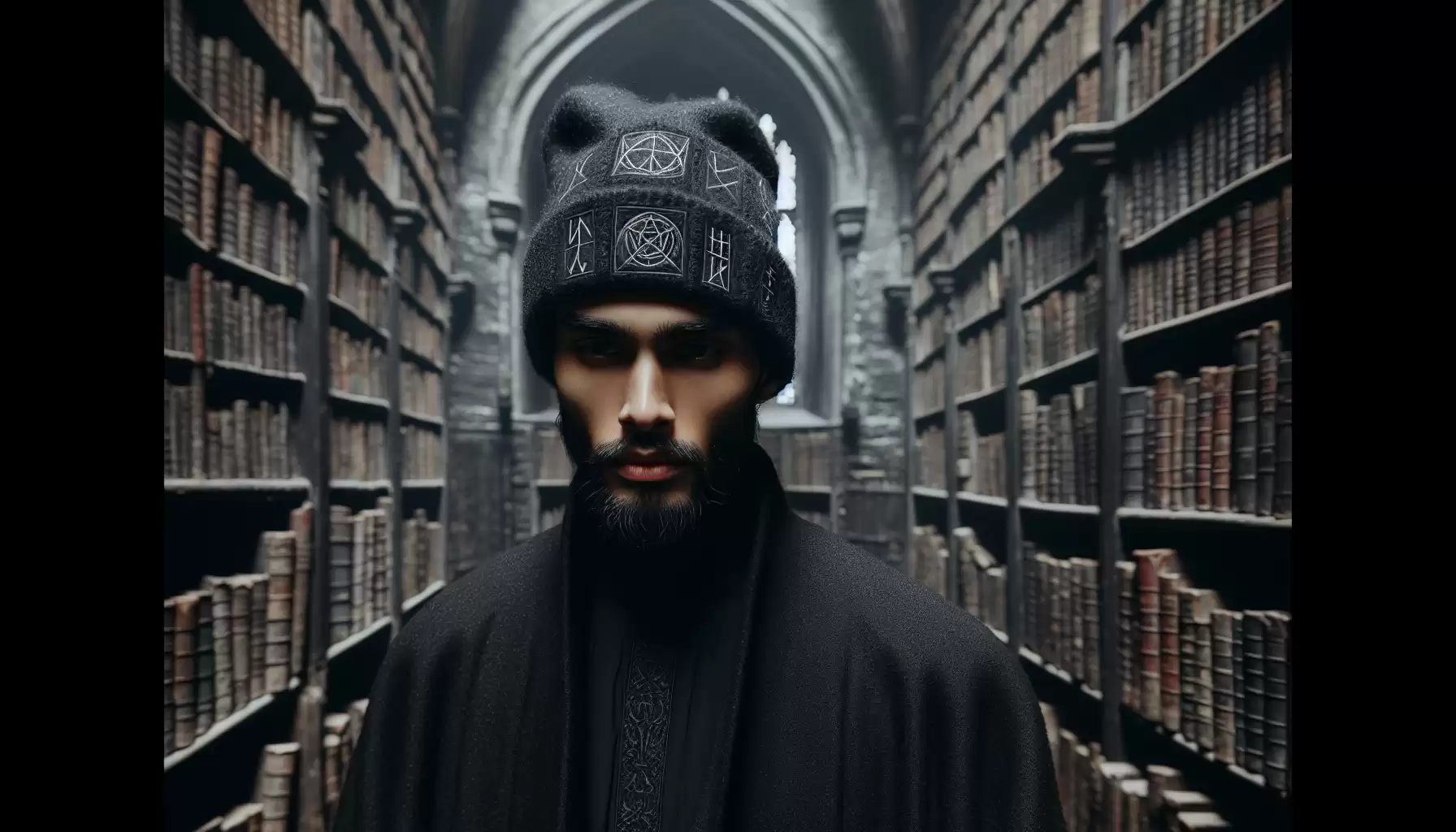 Mystische Gothic Beanie Herren