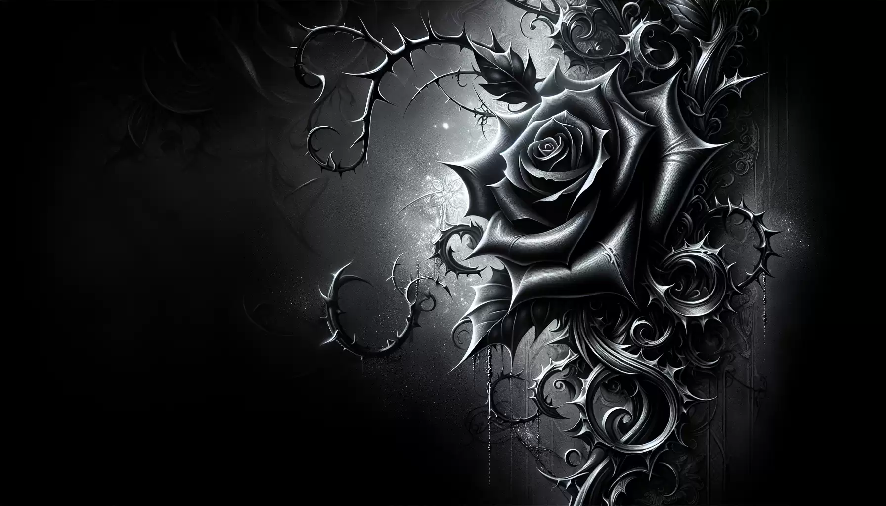 Schwarze Rosen Tattoo