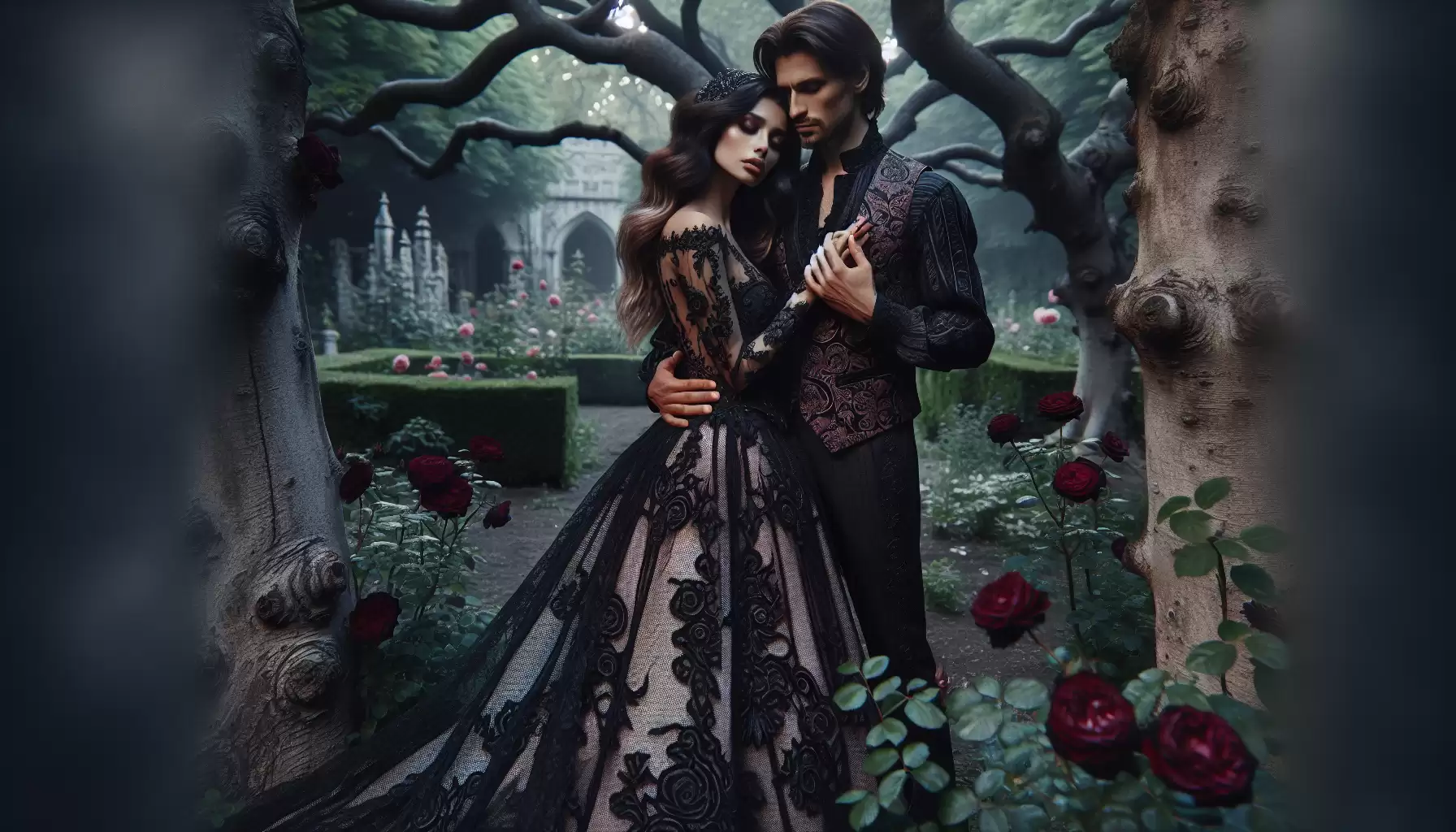 Romantische Gothic-Kleidung