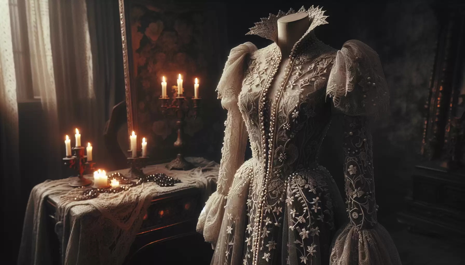 Romantisches Spitzenkleid
