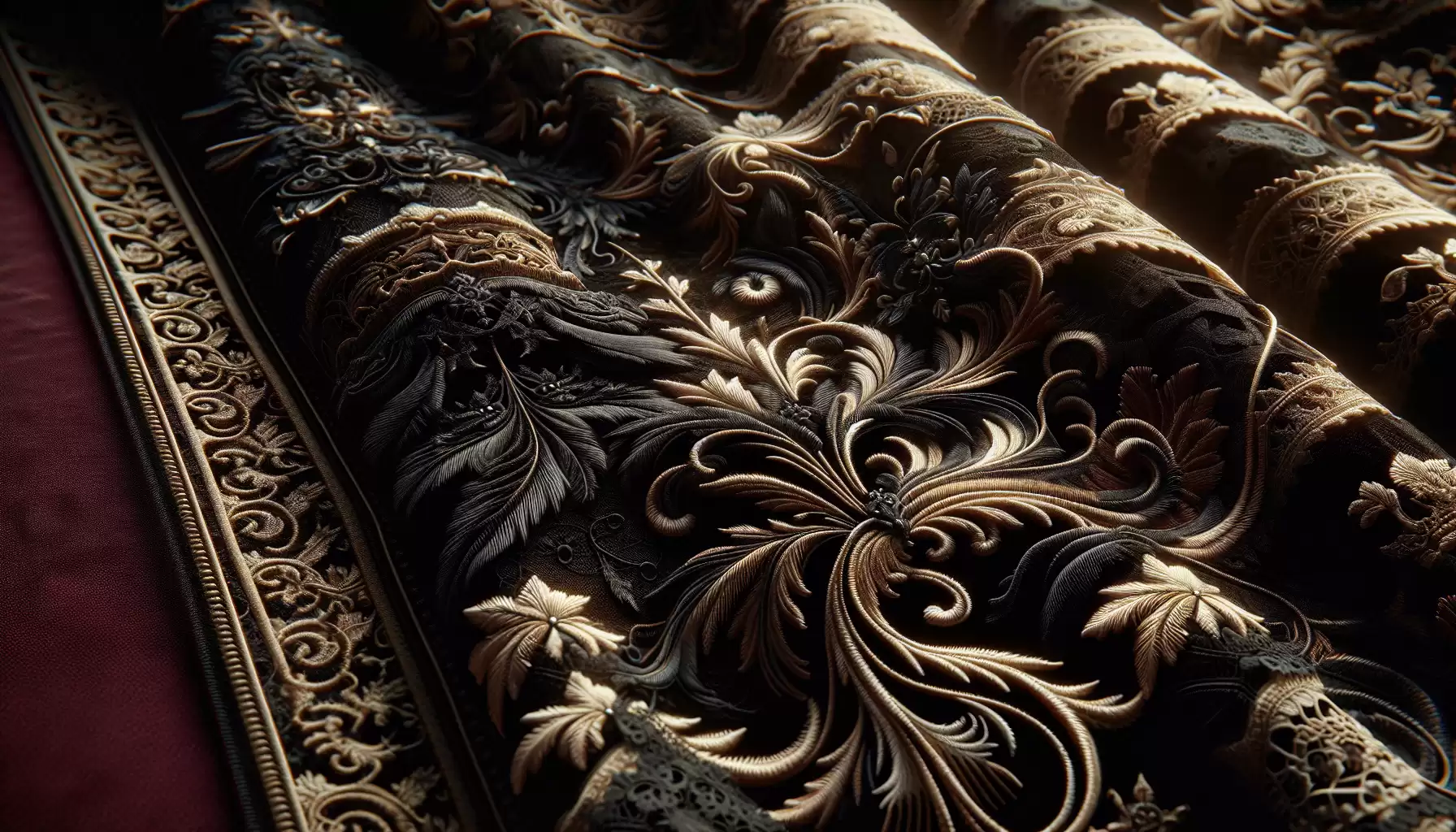 Samt und Spitze im Gothic-Stil