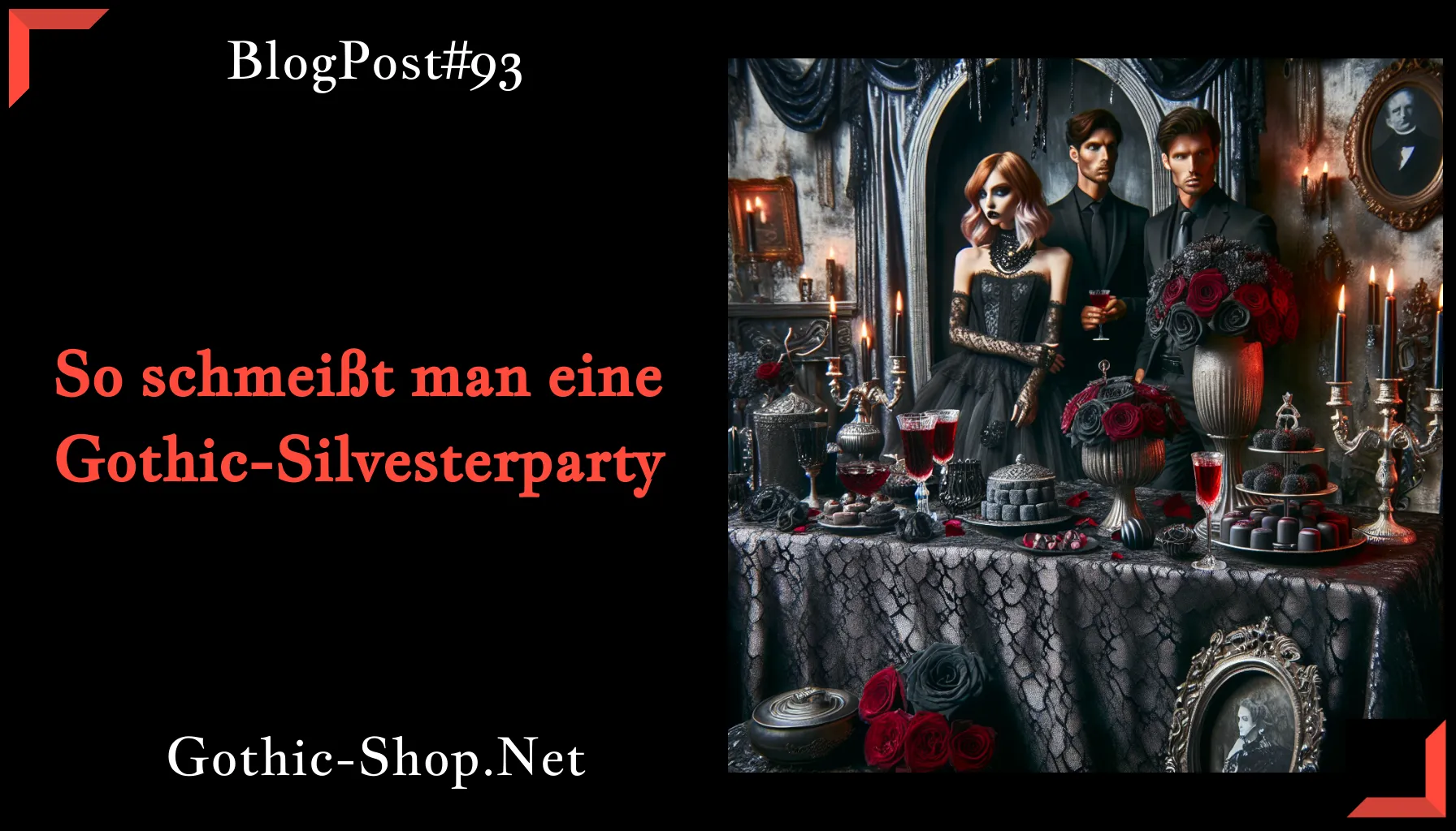 So schmeißt man eine Gothic-Silvesterparty