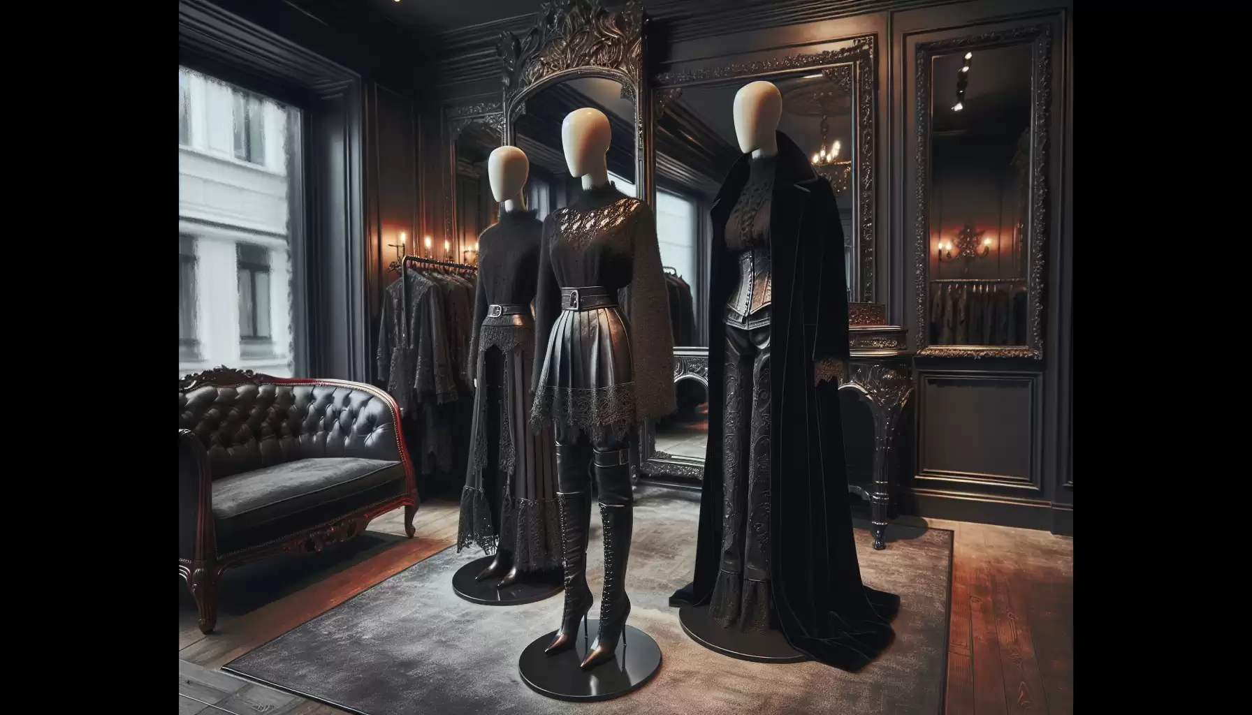 Stilvolle Gothic Mode