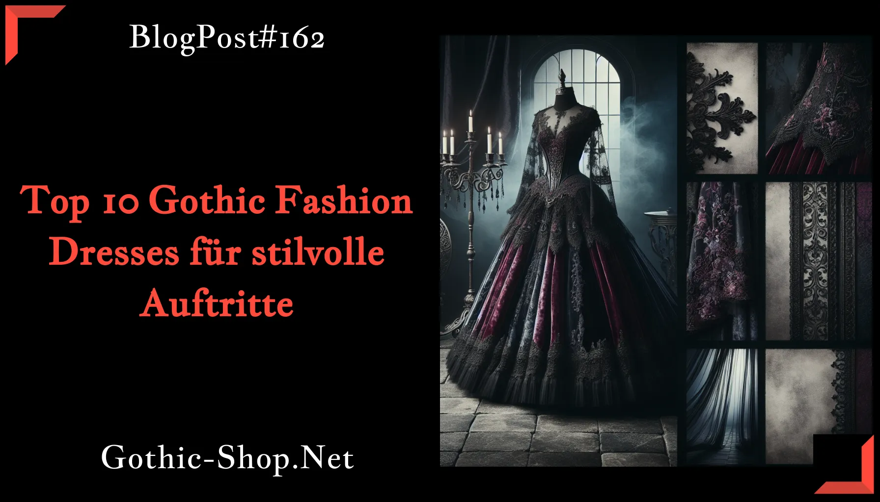 Top 10 Gothic Fashion Dresses für stilvolle Auftritte