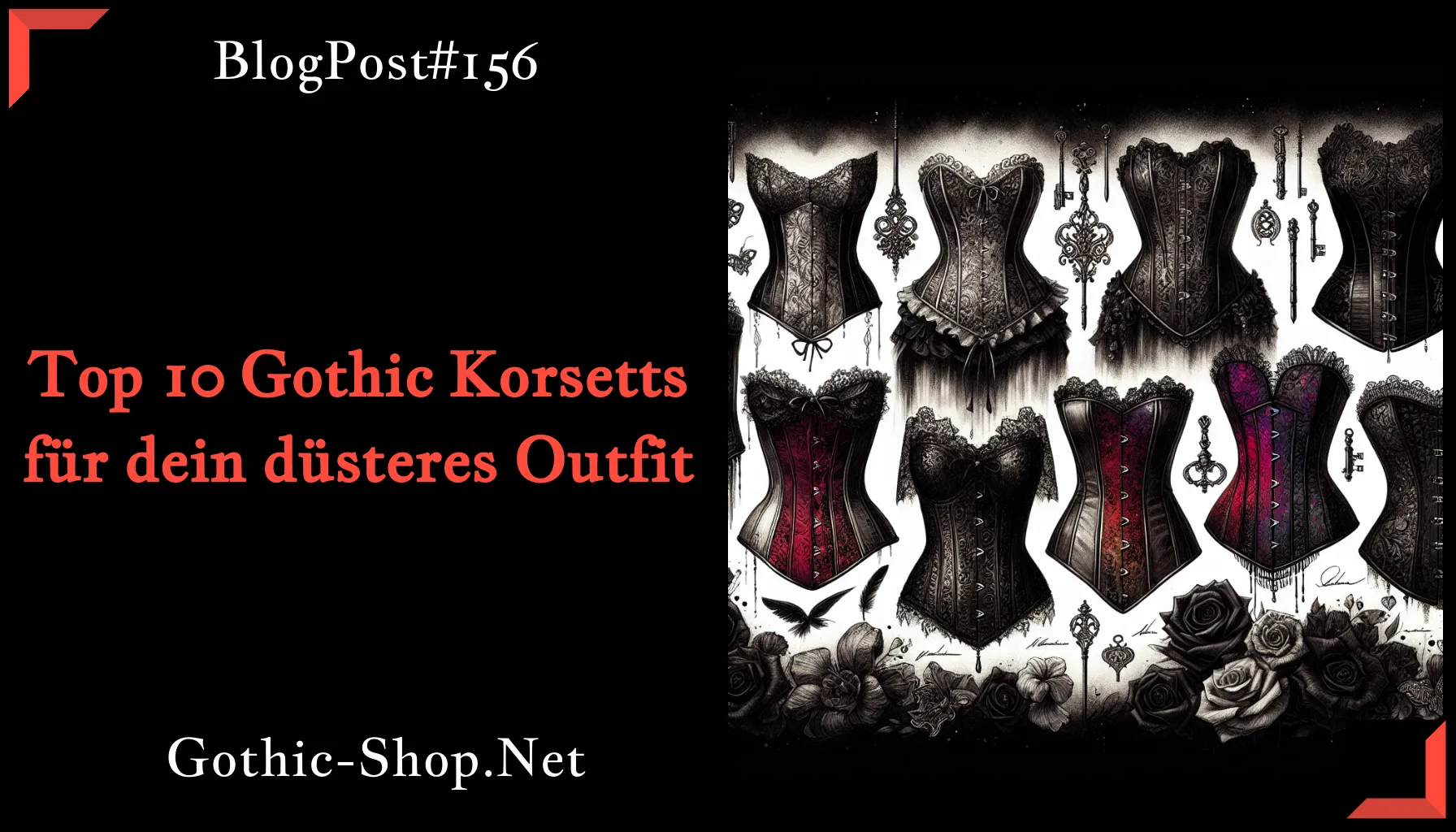 Top 10 Gothic Korsetts für dein düsteres Outfit