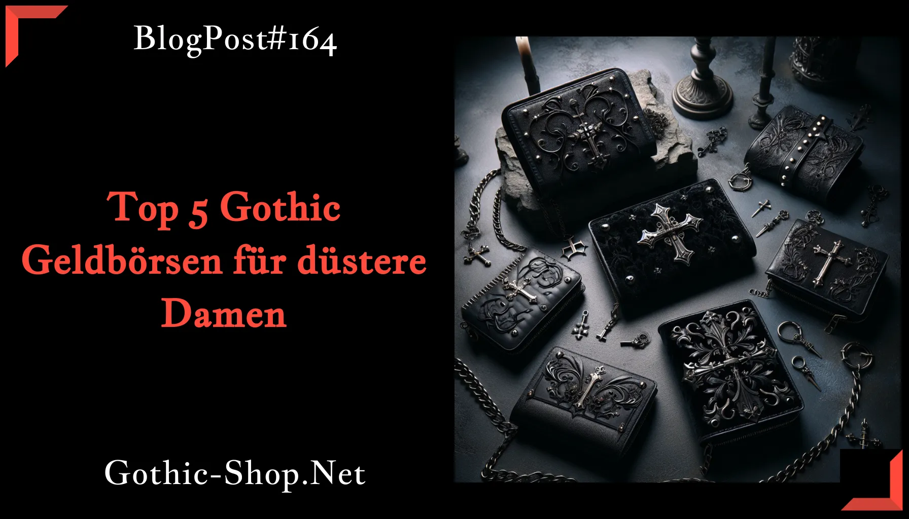Top 5 Gothic Geldbörsen für düstere Damen
