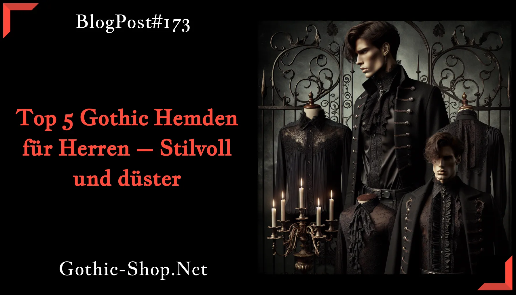 Top 5 Gothic Hemden für Herren – Stilvoll und düster
