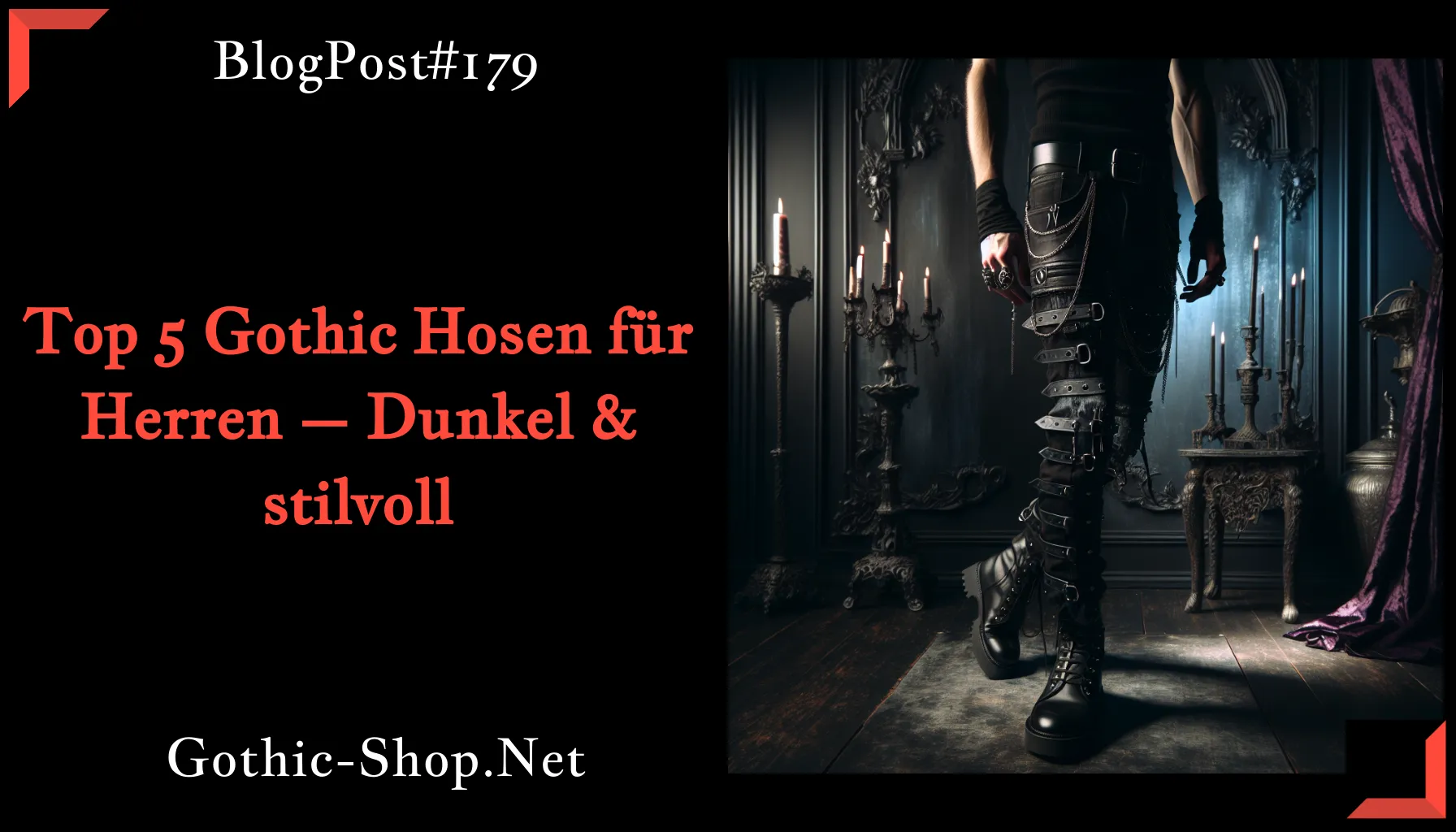 Top 5 Gothic Hosen für Herren – Dunkel & stilvoll