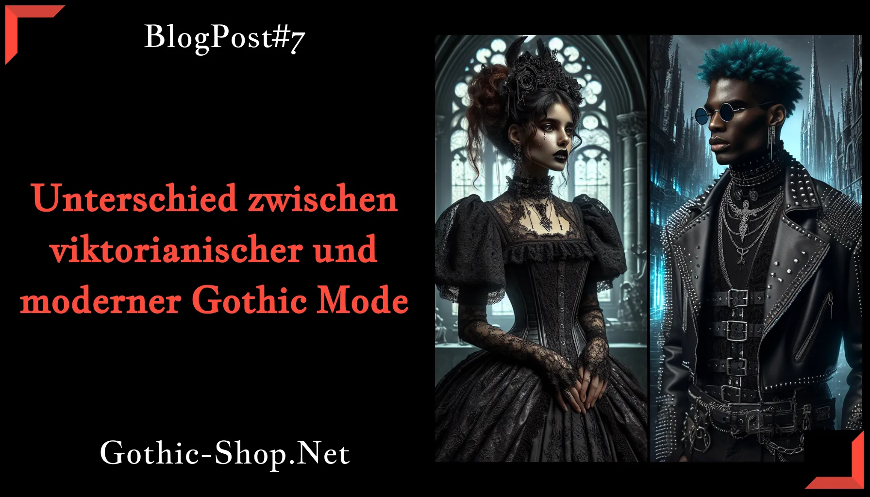 Unterschied zwischen viktorianischer und moderner Gothic Mode