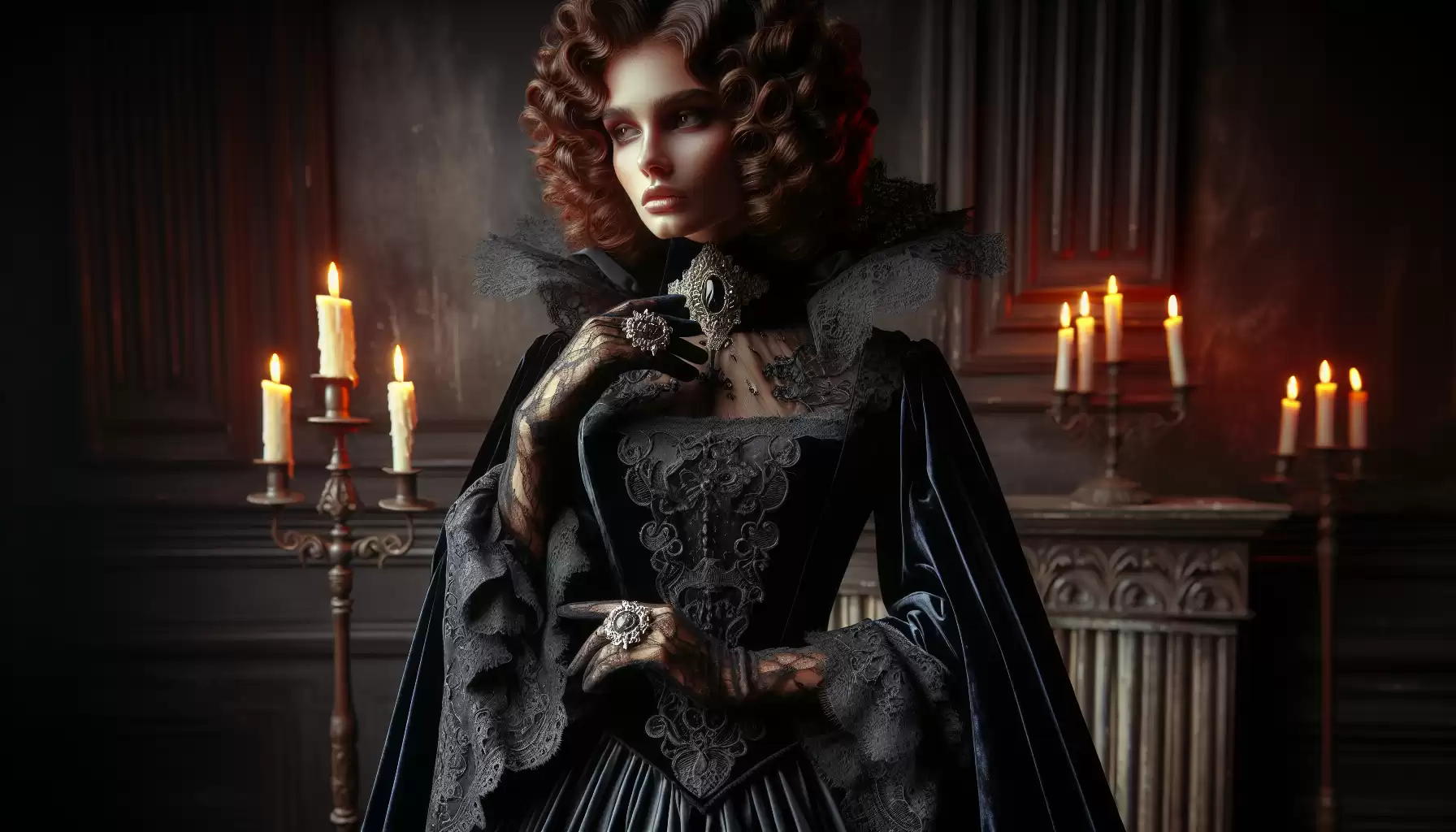 Viktorianischer Gothic-Look