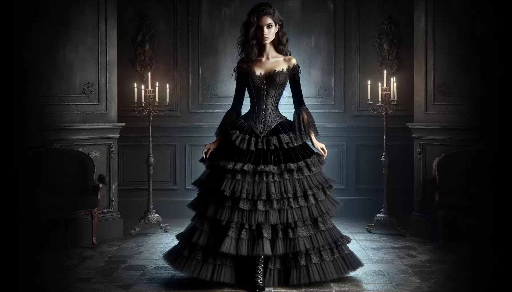 Viktorianische Gotik Kleidung