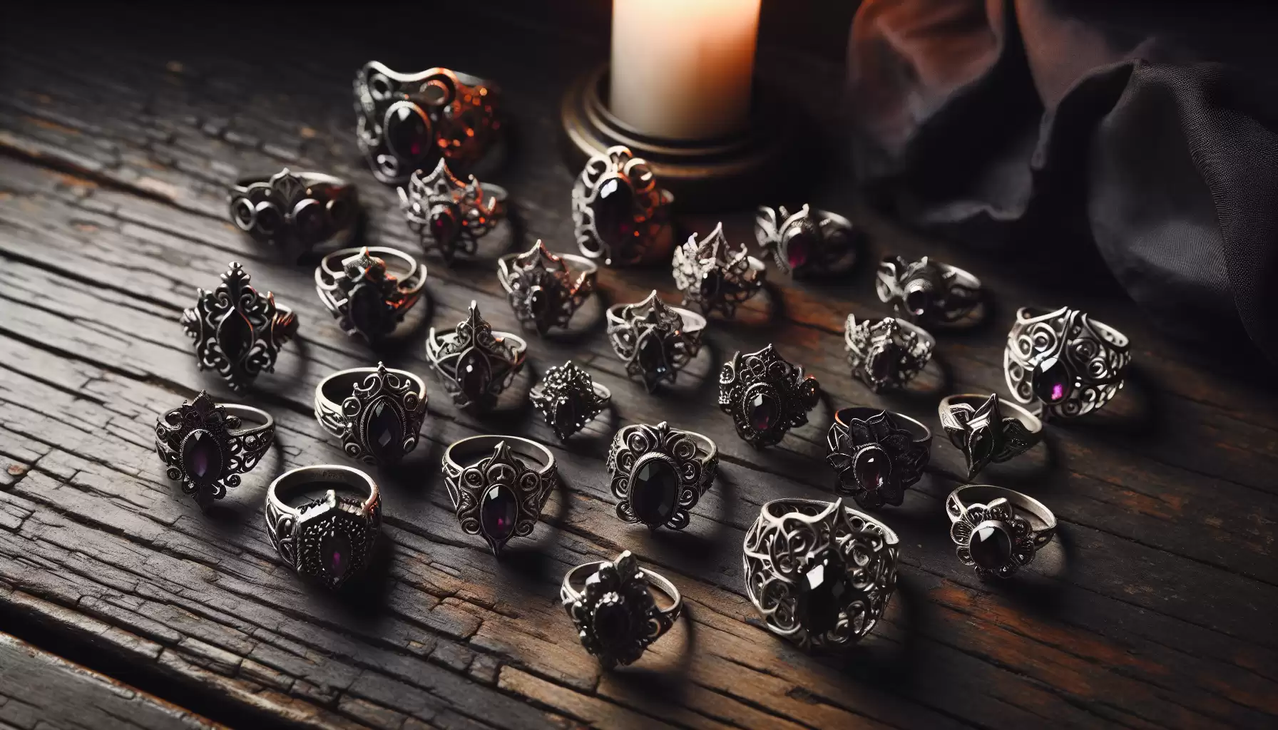 Viktorianische Gothic-Ringe