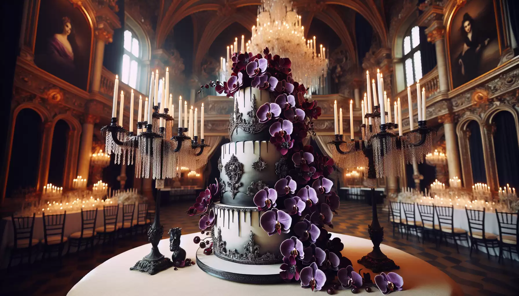 Viktorianische Torte für Hochzeit