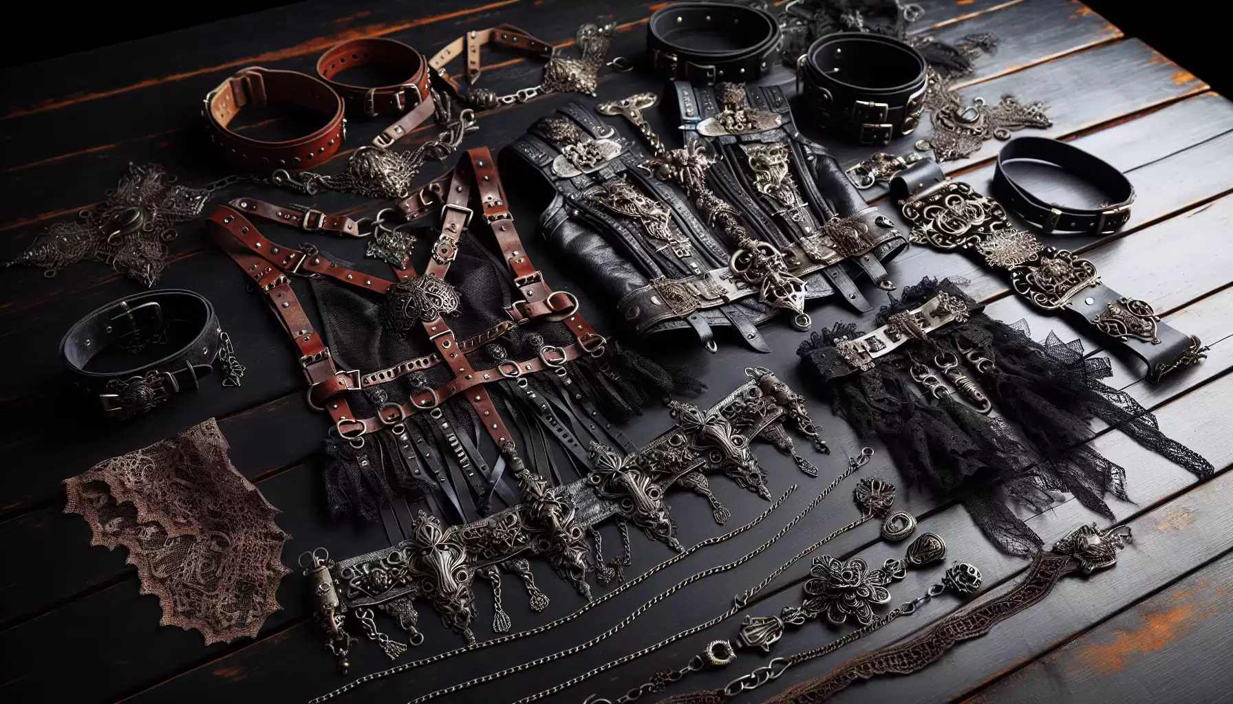 Vintage Körpergeschirr Accessoires