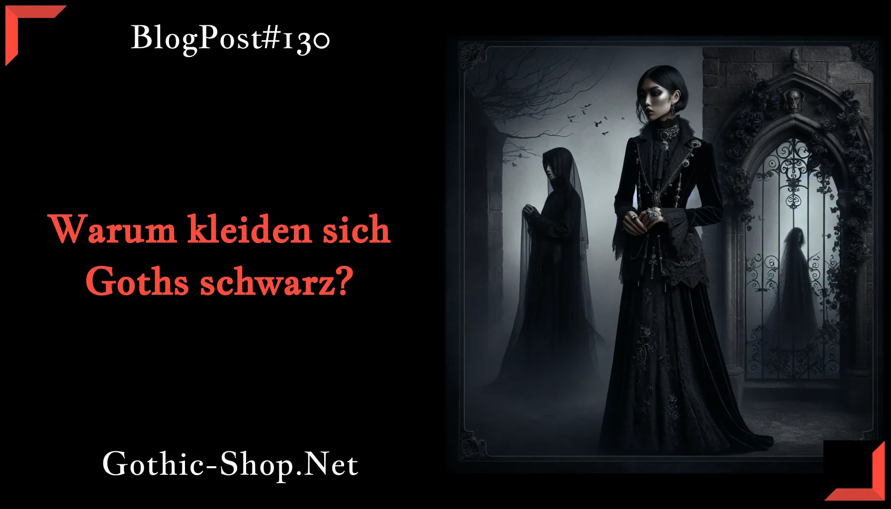 Warum kleiden sich Goths schwarz?