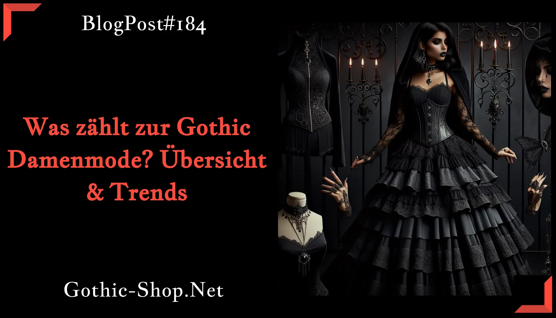 Was zählt zur Gothic Damenmode? Übersicht & Trends