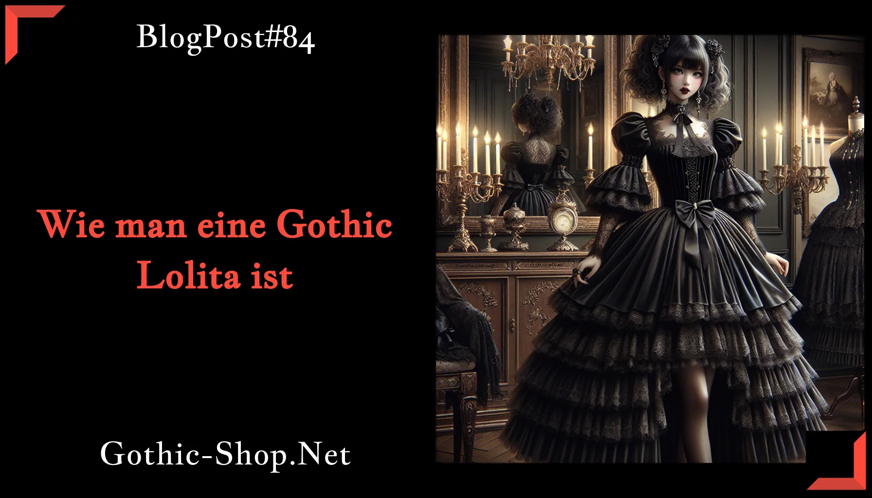 Wie man eine Gothic Lolita ist