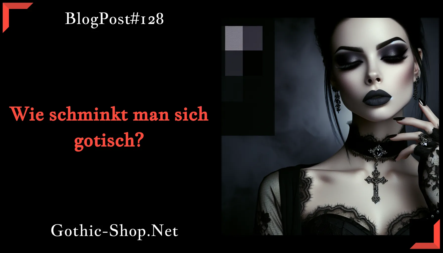 Wie schminkt man sich gotisch?